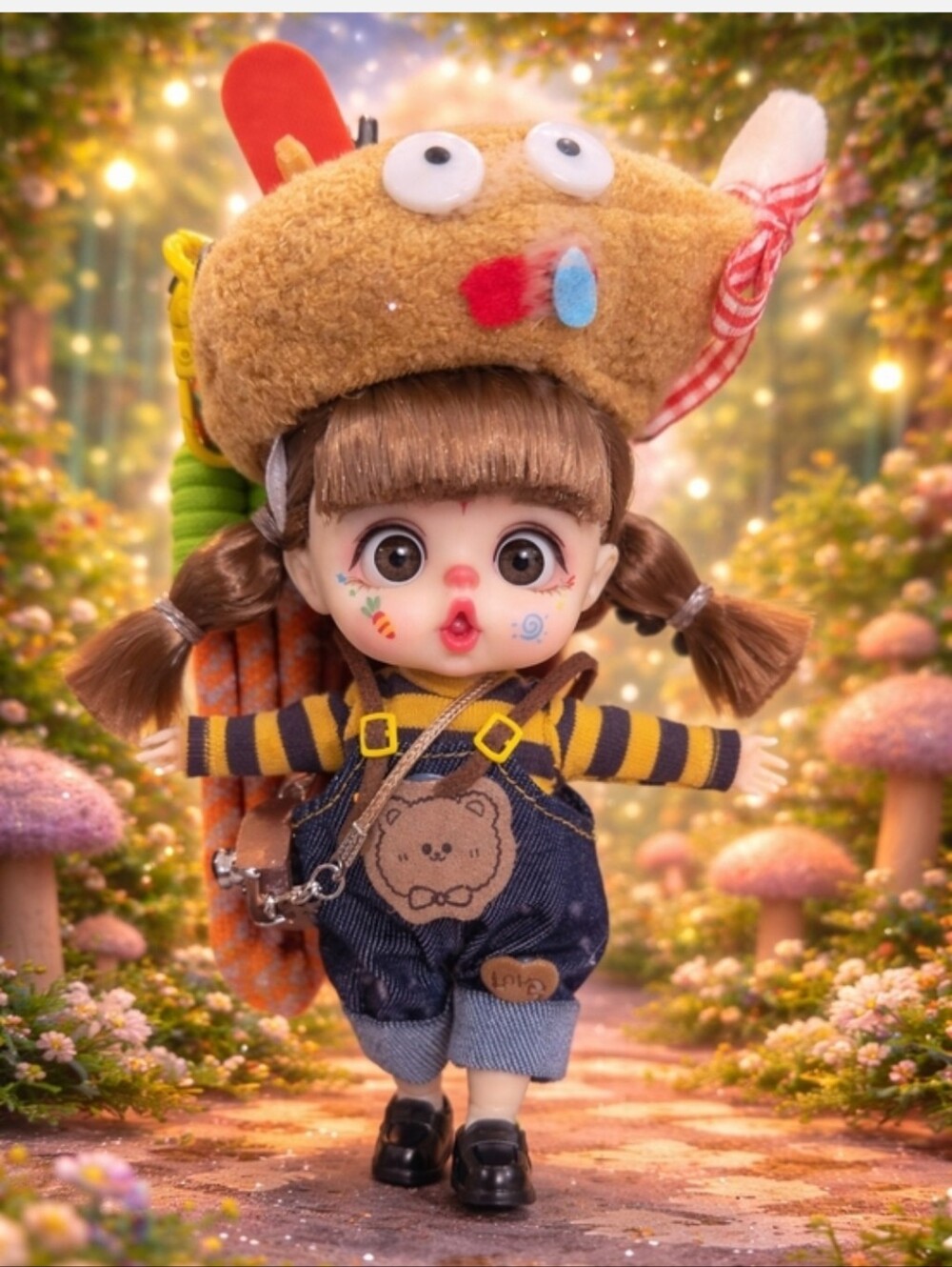 Louifein Fried Chicken Doll